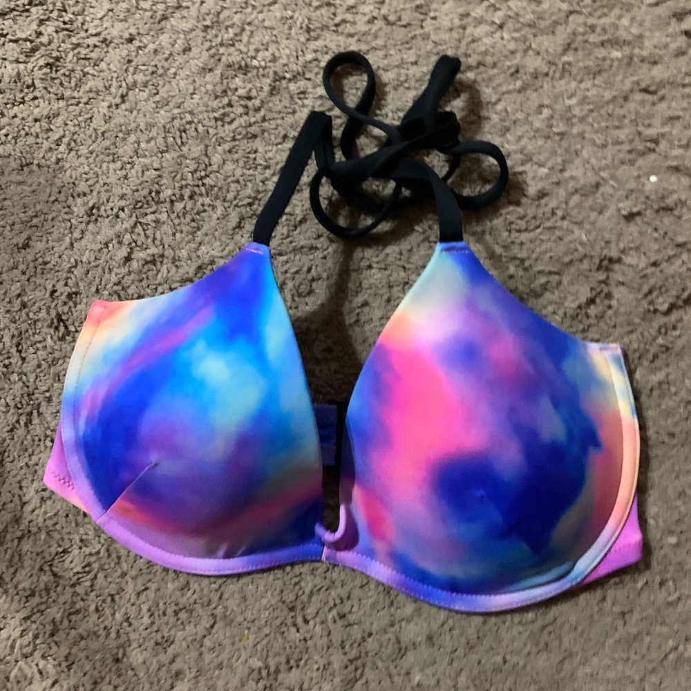 VS tie dye bath ring suit top
